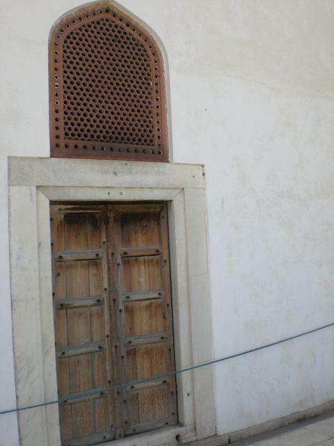 red fort door