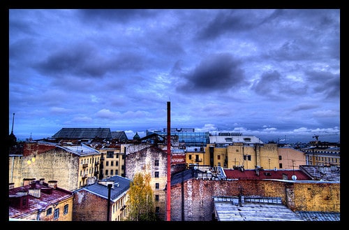 rooftops of st. petersburg