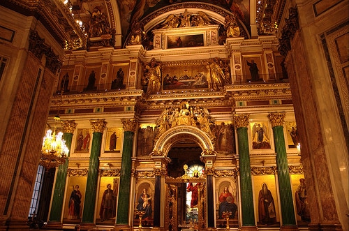 st. issac's cathedral interior