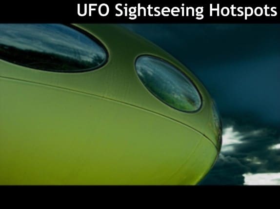 ufo sightseeing hotspots