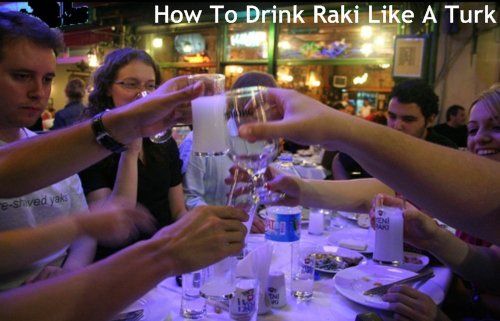 how to drink raki like a turk