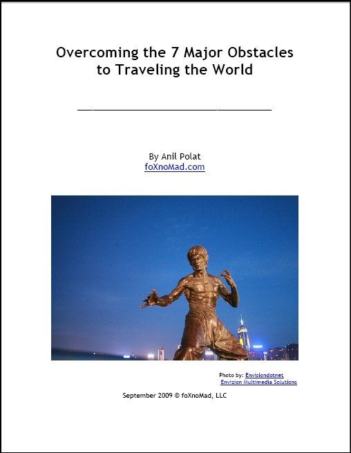 overcoming the 7 major obstacles to traveling the world ebook cover