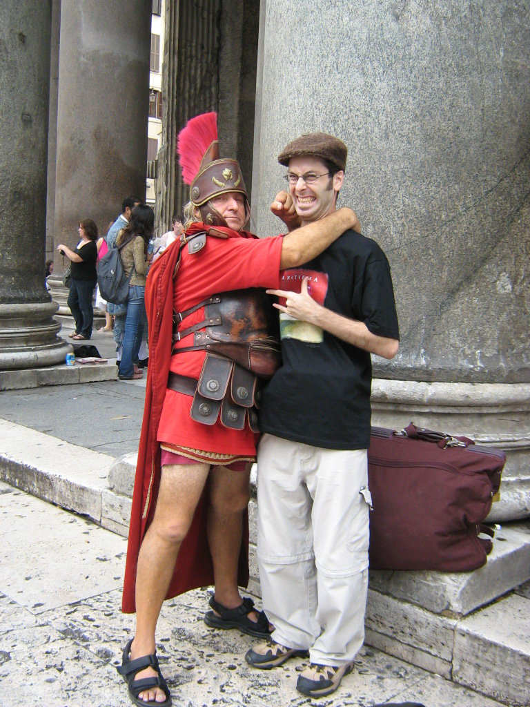 rome cheesy travel photo