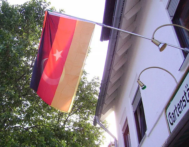 german turkish flag
