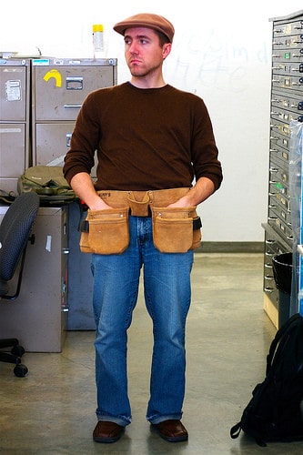 man in tool belt