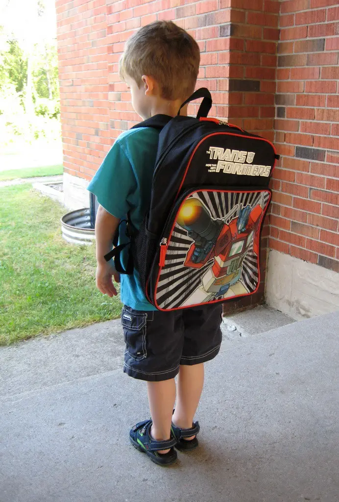 child's backpack