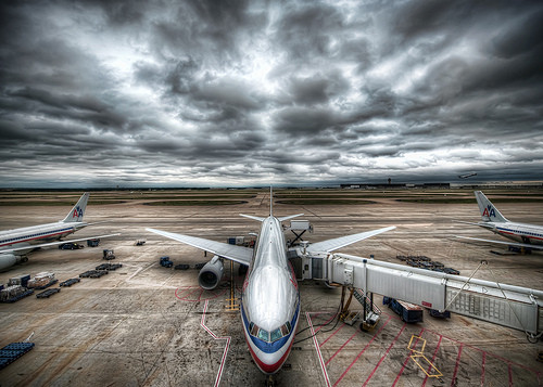 american airlines plane