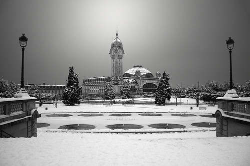 limoges france in winter