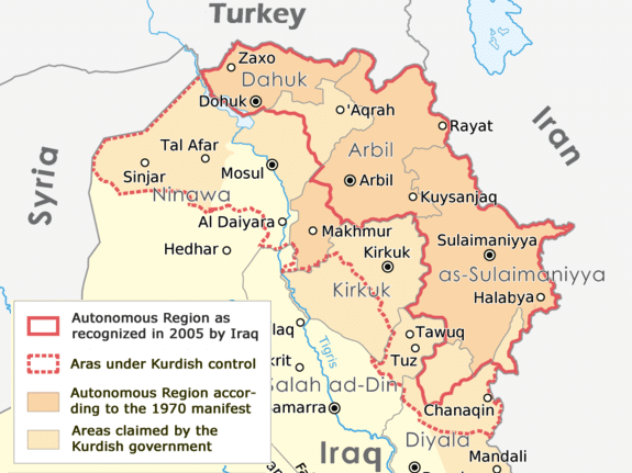 iraqi kurdish regions