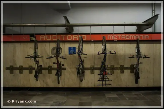 mexico city metro bicycles