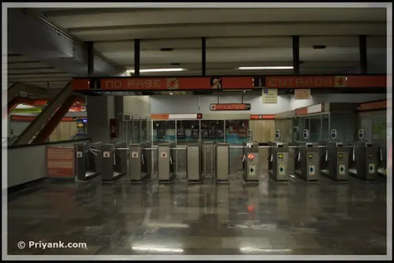 mexico city turnstiles