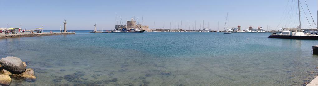 rhodes harbor greece