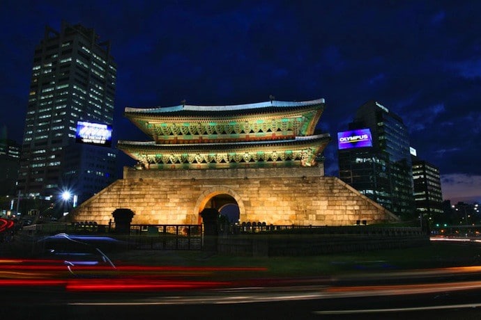 seoul at night